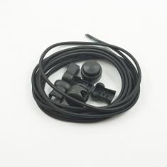 Elastic Shoe Lace Black