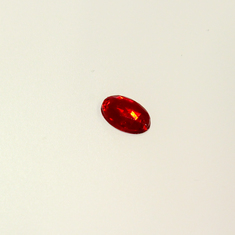 Button Rhinestone Red (1.6x1cm)