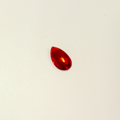 Button Rhinestone Red (1.8x1cm)