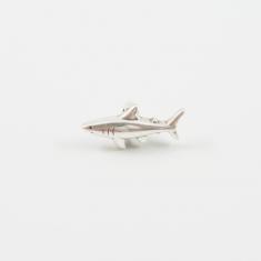 Grommet Shark Silver 2.2x1cm