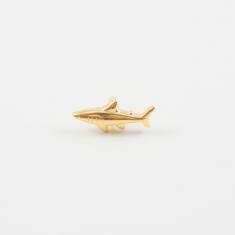 Grommet Shark Gold 2.2x1cm