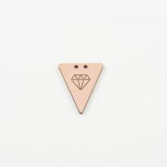 Wooden Motif Diamond Copper
