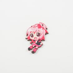 Wooden Pendant Girl