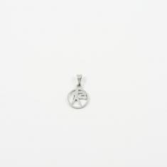 Steel Pendant Zodiac Sign "Libra"