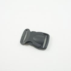 Plastic Clip Black 9.3x6cm
