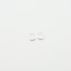Earring Hoop Silver 10mm