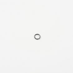 Ατσάλινος Κρίκος Μαύρος 4x0.5mm