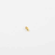 Ατσάλινο Κούμπωμα Καζανάκι Χρυσό 1.2mm