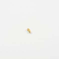 Ατσάλινο Κούμπωμα Καζανάκι Χρυσό 1.2mm