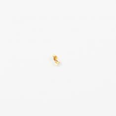 Ατσάλινο Κούμπωμα Καζανάκι Χρυσό 1.8mm