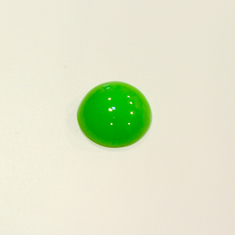 Acrylic Oval Green (2cm)