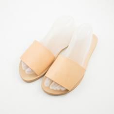 Leather Flip Flops Natural