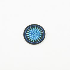 Cloth Motif Embroidery Blue