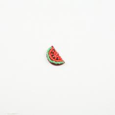 Cloth Watermelon Beads Red