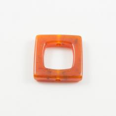 Acrylic Square Orange 3x3cm