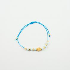 Anklet Turquoise Hand of Hamsa