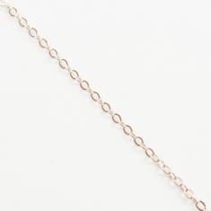 Chain Pink Gold 2.5x2x0.4mm