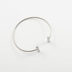 Βραχιόλι Μπάρες Black Nickel 6.5x5.5cm