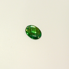 Button Rhinestone Green (1.7x1.3cm)