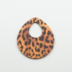 Ξύλινη Σταγόνα Leopard
