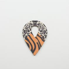 Ξύλινο Δάκρυ Tiger-Leopard