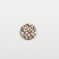 Σετ Ξύλινοι Κύκλοι Leopard  2.5cm