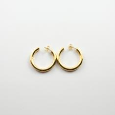Hoop Earrings Gold 2.2cm