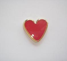 Καρδιά Ακρυλική Κόκκινη 2.5x2.5cm