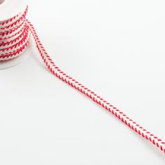 Synthetic Cord Red White