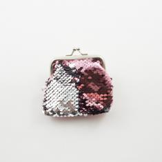 Wallet Tinsel Pink-Silver