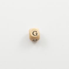 Wooden Letter Cube "G"