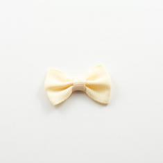 Fabric Bow Ivory