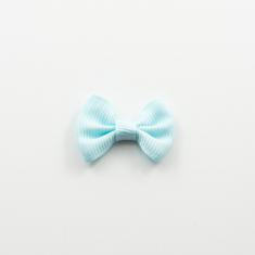 Fabric Bow Light Blue