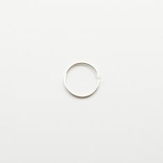 Κρίκος Μύτης Ασήμι 0.5x10mm