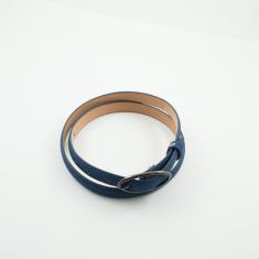 Belt Leatherette Blue 1.9cm