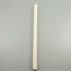 Λαμπάδα Ιβουάρ Τετράγωνο 30cm