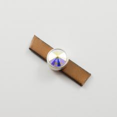 Μοτίφ Ασημί Κρύσταλλο Ιριζέ