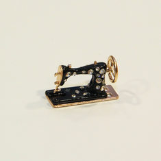 Sewing Machine with Rhinestones 3x1.8cm