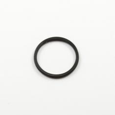 Ατσάλινο Δαχτυλίδι Μαύρο 2mm