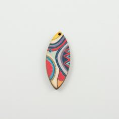 Wooden Surfboard Colorful