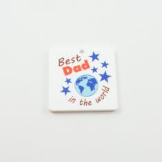 Acrylic Plate "Best Dad in the world"