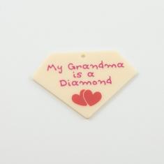 Plate "My Grandma is a Diamond"
