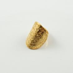 Δαχτυλίδι Φαιστός Χρυσό 3x2cm