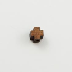 Woode Passed Cross Brown 6mm