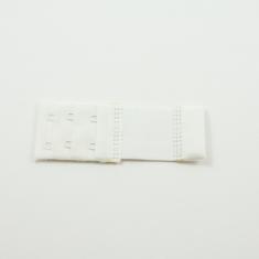 Ελαστική Προέκταση Σουτιέν Λευκή 40mm