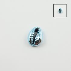 Ακρυλικό Κοχύλι Γαλάζιο (1.2x1.9cm)