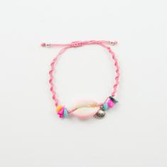 Bracelet Shell Natural- Pink