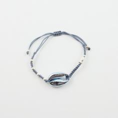 Bracelet Acrylic Shell L.Blue
