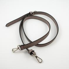 Leatherette Bag Strap Grey