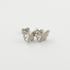 Steel Earring Butterfly